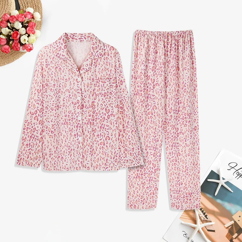 Wenyujh Spring/summer 2021 New Viscose Long-sleeved Trousers Ladies Pajamas Suit Simple Style Long Pajamas Women's Home Wear
Wenyujh Spring/summer 2021 New Viscose Long-sleeved Trousers Ladies Pajamas Suit Simple Style Long Pajamas Women's Home Wear