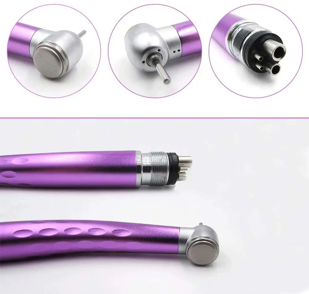 Dental Handpiece Purple Low Noise Instrument Smooth Body Easy to Use 4H (Pack of 10)
Dental Handpiece Purple Low Noise Instrument Smooth Body Easy to Use 4H (Pack of 10)