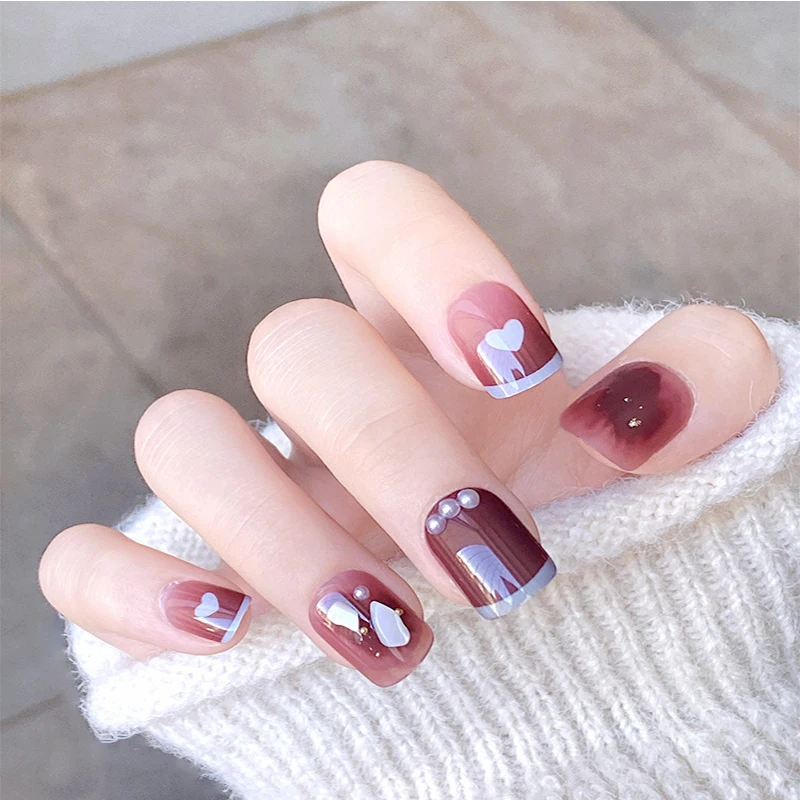 30PCS Nail Art Fake Nails Short Press on Tips False with Glue Coffin Stick Clear Display Set Full Cover Artificial Designs
30PCS Nail Art Fake Nails Short Press on Tips False with Glue Coffin Stick Clear Display Set Full Cover Artificial Designs