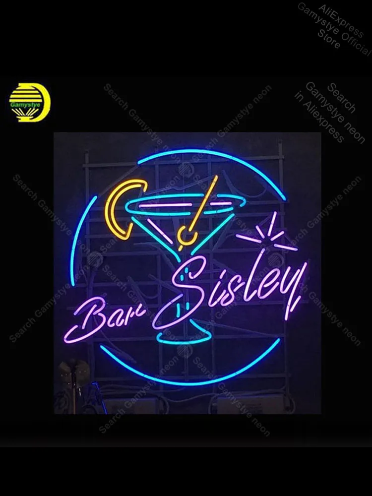Bar Sisley cocktail Neon Sign Neon Bulbs sign Iconic Beer Bar Pub Club Neon Light Real Glass Store Wall Displays Neon Bar Lamp
Bar Sisley cocktail Neon Sign Neon Bulbs sign Iconic Beer Bar Pub Club Neon Light Real Glass Store Wall Displays Neon Bar Lamp