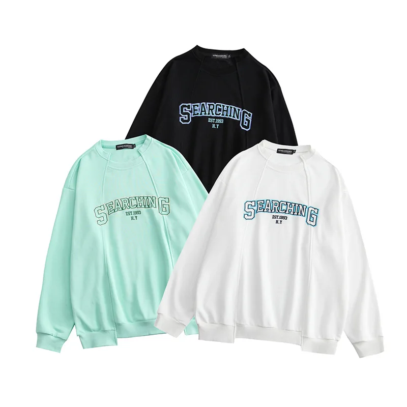Autumn's oversize hoodie is a loose print long-sleeve pullover top for men and women
Autumn's oversize hoodie is a loose print long-sleeve pullover top for men and women