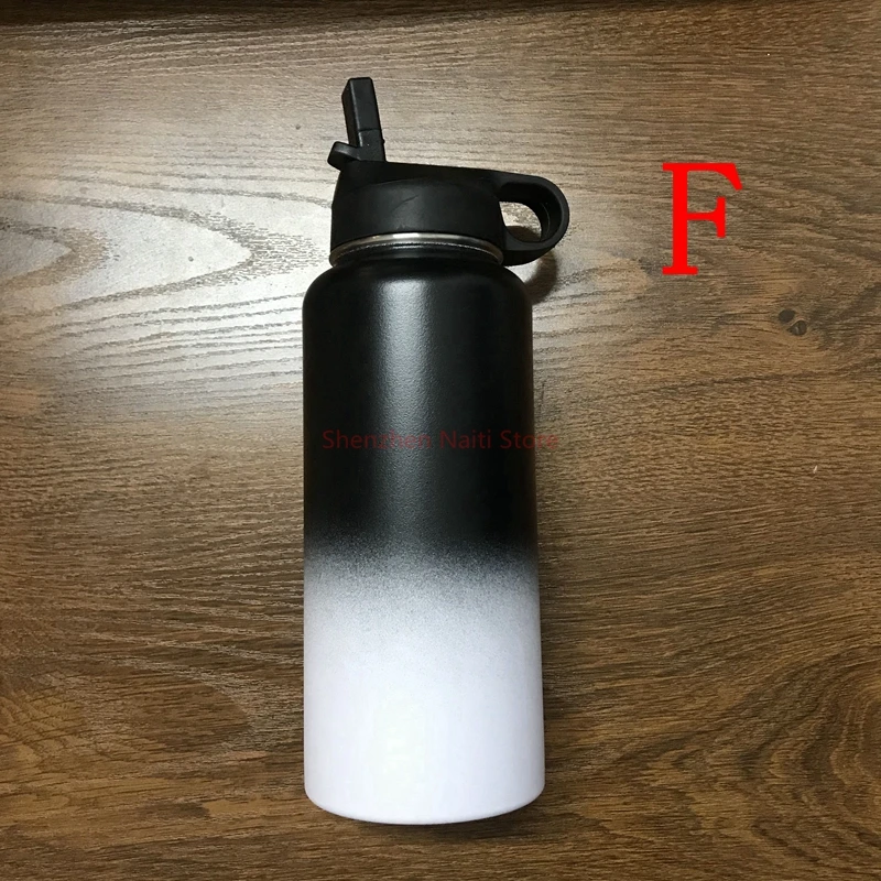 

Vacuum Tumbler Water Bottle 18/32/40oz Stainless Steel Water Bottle Insulated Wide Mouth Travel Drinking Mug Cup With Lids