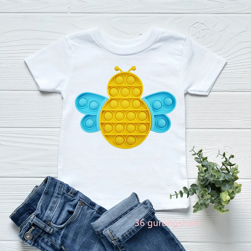Rainbow Kawaii Bow Dragonfly T-shirts Game Fidget Toys T Shirt Push Bubble Shirt поп ит Print Pop It T-Shrit Boy Girl Tees Tops
Rainbow Kawaii Bow Dragonfly T-shirts Game Fidget Toys T Shirt Push Bubble Shirt поп ит Print Pop It T-Shrit Boy Girl Tees Tops