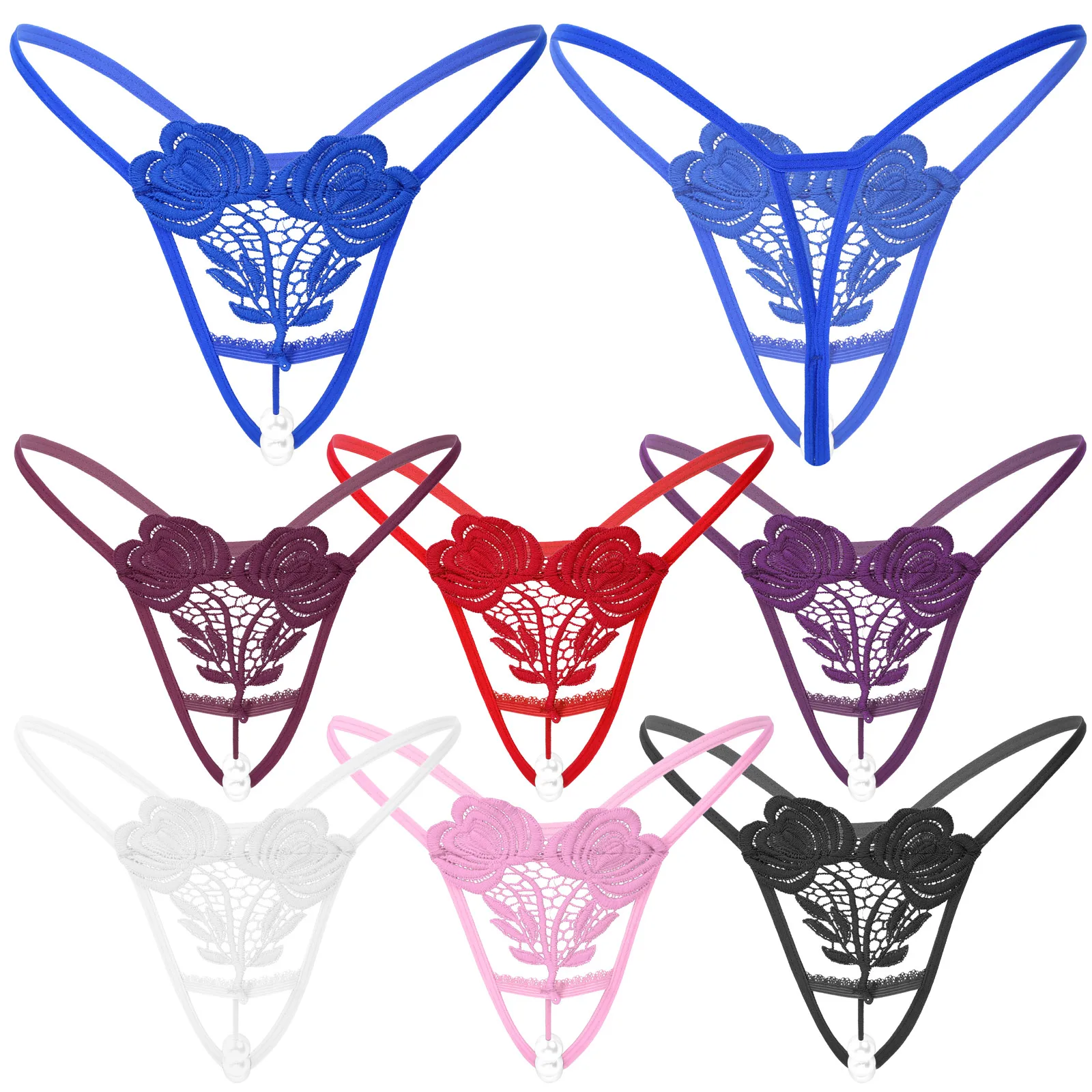 Women's Panties Open Crotch Sexy Artificial Pearl Thongs Butterfly Erotic Lingerie G-string Crotchless Briefs T-back Underpants
Women's Panties Open Crotch Sexy Artificial Pearl Thongs Butterfly Erotic Lingerie G-string Crotchless Briefs T-back Underpants