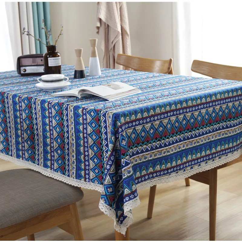 Bohemian Ethnic Cotton Linen Striped Tablecloth Fashion 3 Color Home Coffee Pendant Tea Table Pad Meal Cloth
Bohemian Ethnic Cotton Linen Striped Tablecloth Fashion 3 Color Home Coffee Pendant Tea Table Pad Meal Cloth