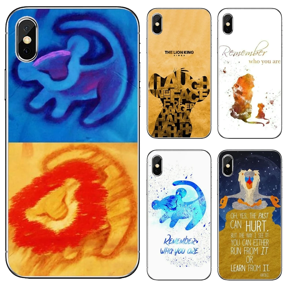 Чехол для Apple iPhone 10 11 12 Pro Mini 4S SE 5C 6 6S 7 8 X XR XS Plus Max 2020 Lion-King-Quote-Hakuna-Matata | Мобильные