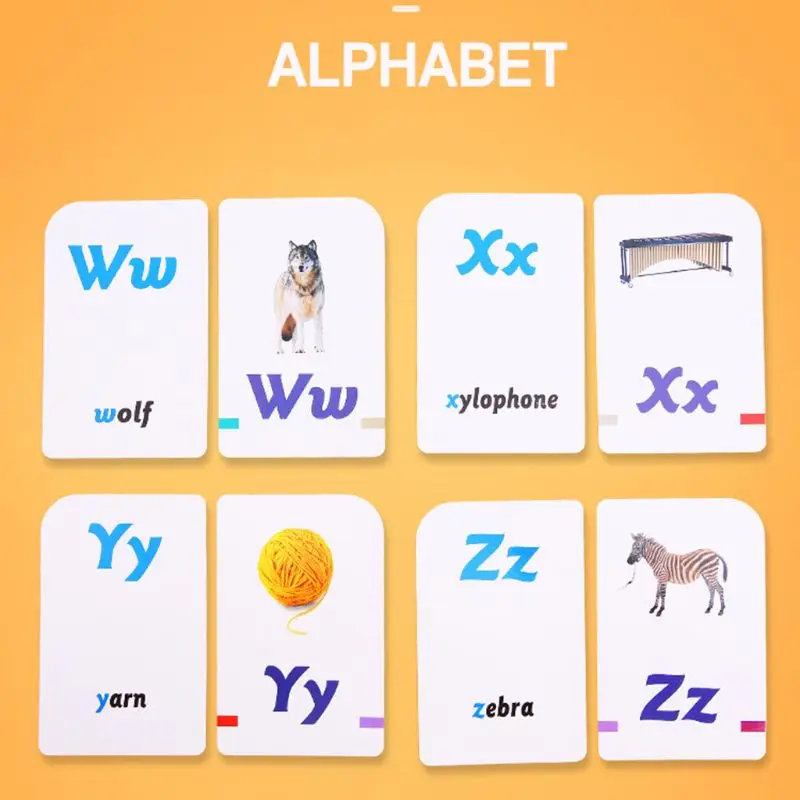 Children Recognition Alphabet Numbers Teaching Card Cognitive Flash Puzzle Infant Early Education Learning Toy Gifts
Children Recognition Alphabet Numbers Teaching Card Cognitive Flash Puzzle Infant Early Education Learning Toy Gifts