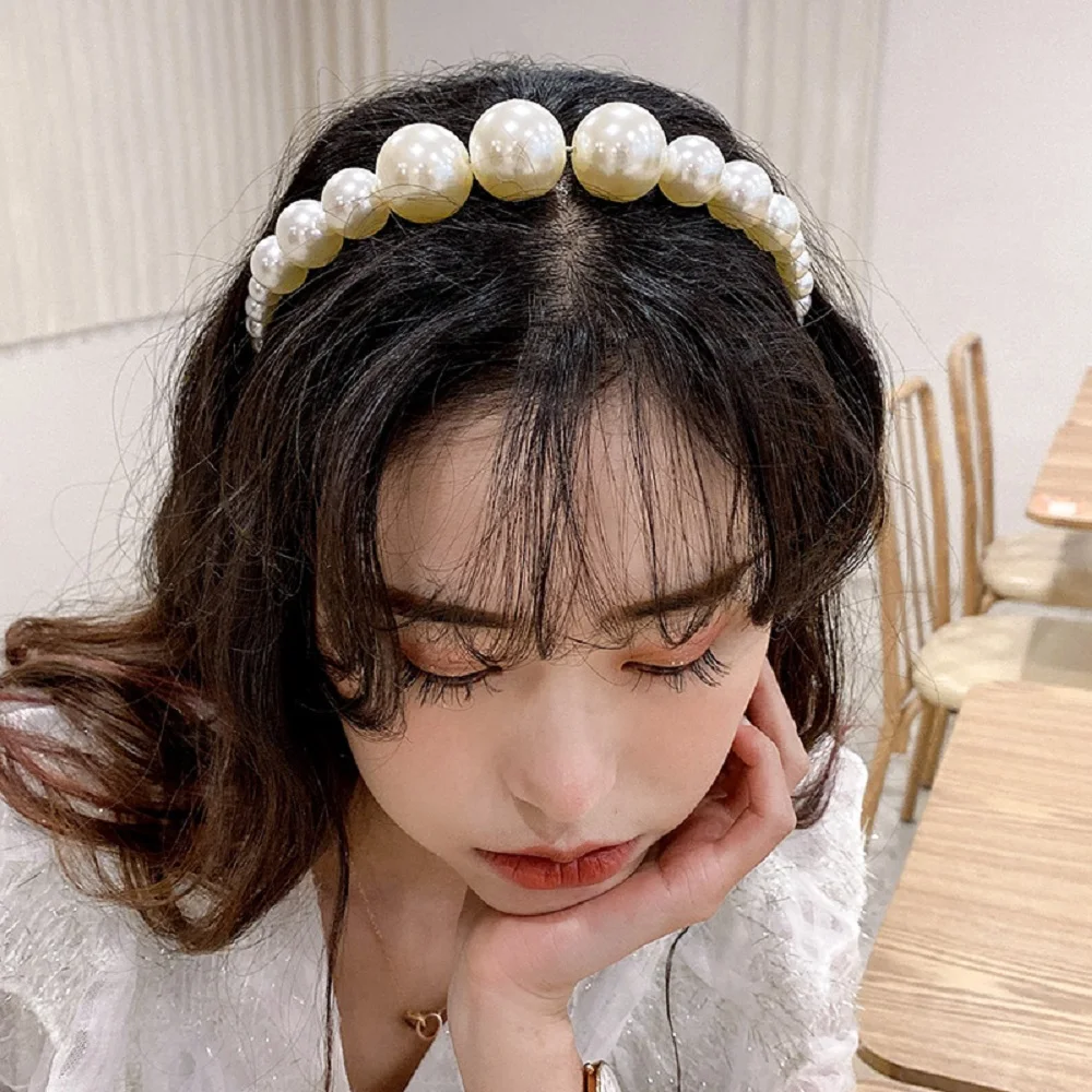 Elegant Hair Accessories Cute Women Wedding Girls Hair Bands Pearl Hair Hoop Headband
Elegant Hair Accessories Cute Women Wedding Girls Hair Bands Pearl Hair Hoop Headband