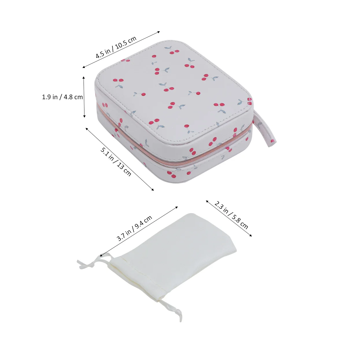 1PC Jewelry Storage Box Portable Mini Cherry Print Jewelry Case Jewelry Storage Box for Ladies Women Friends Girls
1PC Jewelry Storage Box Portable Mini Cherry Print Jewelry Case Jewelry Storage Box for Ladies Women Friends Girls