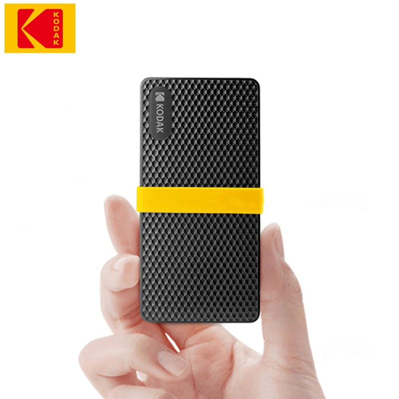 Портативный твердотельный накопитель Kodak USB3.1 Type c 1 ТБ внешний жесткий диск 512 ГБ Gen