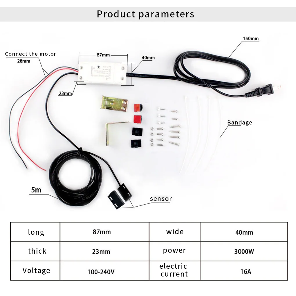 WiFi Switch Garage Door Controller for Car Garage Door with Alexa Google Home and IFTT Smart Life/Tuya APP Control Switch
WiFi Switch Garage Door Controller for Car Garage Door with Alexa Google Home and IFTT Smart Life/Tuya APP Control Switch