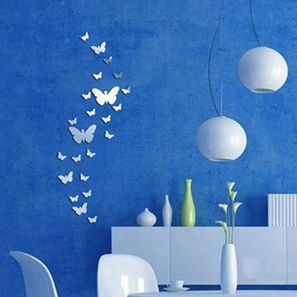 HOT SALES!!30 Pcs Butterfly DIY 3D Art Acrylic Mirror Wall Sticker Home Decal Decoration 
HOT SALES!!30 Pcs Butterfly DIY 3D Art Acrylic Mirror Wall Sticker Home Decal Decoration