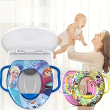 Disney Mickey Mouse Spiderman Baby Potty Seat toddler portable Toilet Training seat children urinal cushion kid pot chair pad