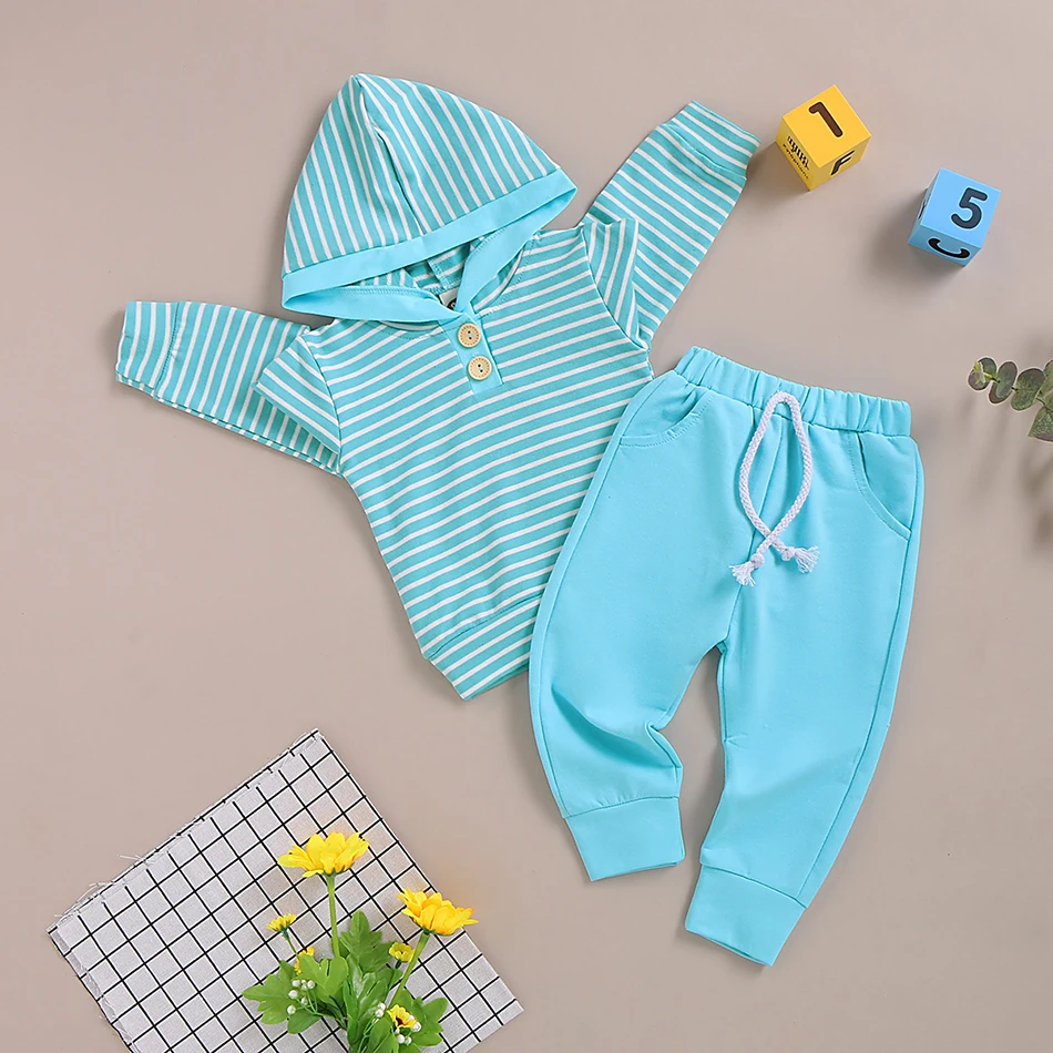Kids Baby Clothing Set for Spring Autumn Boys Girls Casual Cotton Strips Hoodies Coats+pants 2pcs Suits for Baby Tracksuits Outf
Kids Baby Clothing Set for Spring Autumn Boys Girls Casual Cotton Strips Hoodies Coats+pants 2pcs Suits for Baby Tracksuits Outf