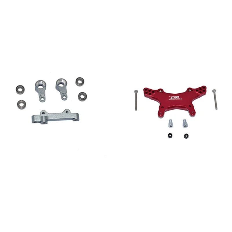 2 Set RC Car Part: 1 Set Metal Front Shock Tower Board & 1 Set Metal Steering Group Assembly Set
2 Set RC Car Part: 1 Set Metal Front Shock Tower Board & 1 Set Metal Steering Group Assembly Set