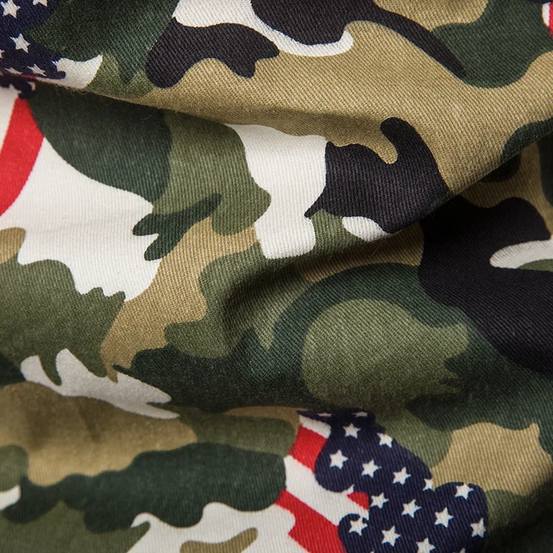 Daiwa European and American Men's Autumn and Winter Camouflage Flag Printing Neckline Fashion Men's Outdoor Fishing Jacket
Daiwa European and American Men's Autumn and Winter Camouflage Flag Printing Neckline Fashion Men's Outdoor Fishing Jacket