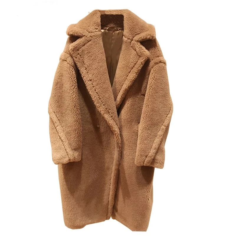 HOUT 2021 New Women Real Sheep Fur Wool Silk Coat Girl Leisure Solid Teddy Bear Color Jacket Over Size Trench Parkas
HOUT 2021 New Women Real Sheep Fur Wool Silk Coat Girl Leisure Solid Teddy Bear Color Jacket Over Size Trench Parkas