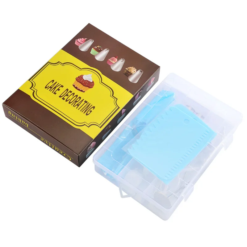 49pcs Baking Pastry Tools Bakeware Confectionery Bags Icing Piping Tips Set Cream Scraper Piping Flower Scissors Nail
49pcs Baking Pastry Tools Bakeware Confectionery Bags Icing Piping Tips Set Cream Scraper Piping Flower Scissors Nail