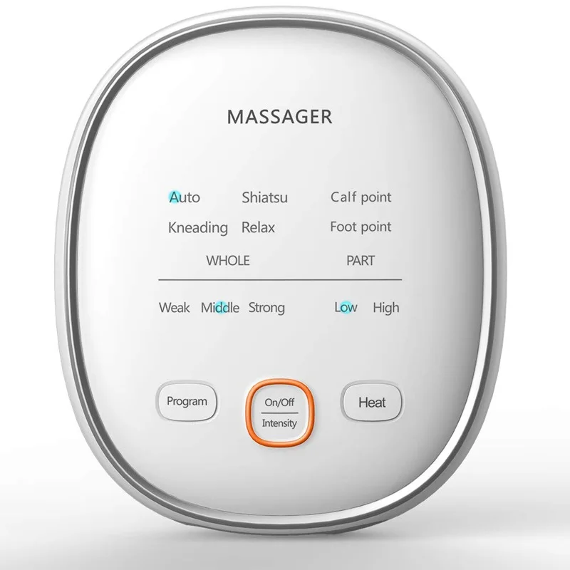 Leg Massager, Heating Leg Air Compression Massager for Foot and Calf Blood Circulation with Controller 3 Intensity 6 Mode 2 Temp
Leg Massager, Heating Leg Air Compression Massager for Foot and Calf Blood Circulation with Controller 3 Intensity 6 Mode 2 Temp