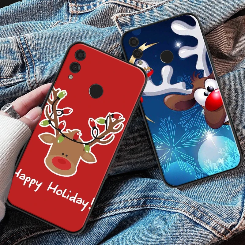 Merry Christmas Silicone Phone Case For Huawei Honor 7X 8X 8C 9V9 9X 10 V10 10i V20 20i 20 Lite 30 Lite Funda Soft Back Cover
Merry Christmas Silicone Phone Case For Huawei Honor 7X 8X 8C 9V9 9X 10 V10 10i V20 20i 20 Lite 30 Lite Funda Soft Back Cover