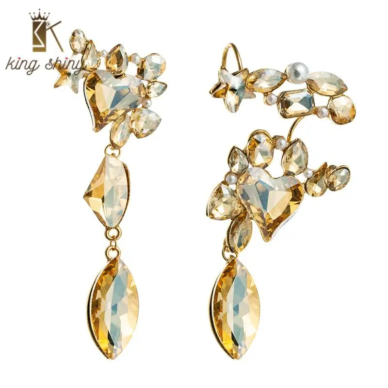 Za Brand Irregular Simulated Pearl Dangle Earrings Elegant Heart Shaped Crystal Statement Tassel Earring Woman Party Ear Jewelry
Za Brand Irregular Simulated Pearl Dangle Earrings Elegant Heart Shaped Crystal Statement Tassel Earring Woman Party Ear Jewelry