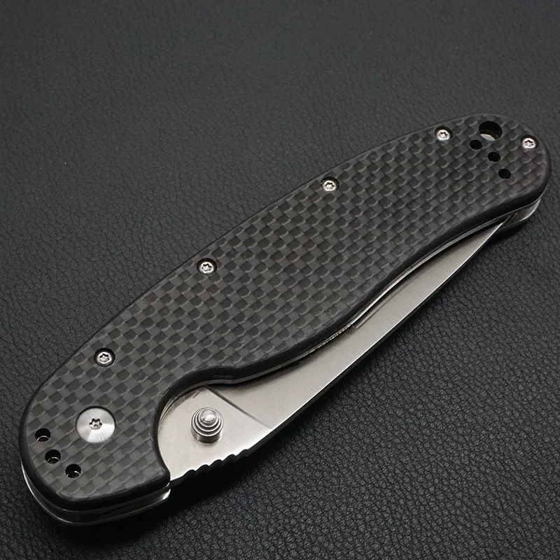 RAT Model 1 Folding Knife AUS-8 Blade Carbon fiber Handle Tactical fruit Knives Outdoor Camping Survival Pocket Knife EDC Tools
RAT Model 1 Folding Knife AUS-8 Blade Carbon fiber Handle Tactical fruit Knives Outdoor Camping Survival Pocket Knife EDC Tools