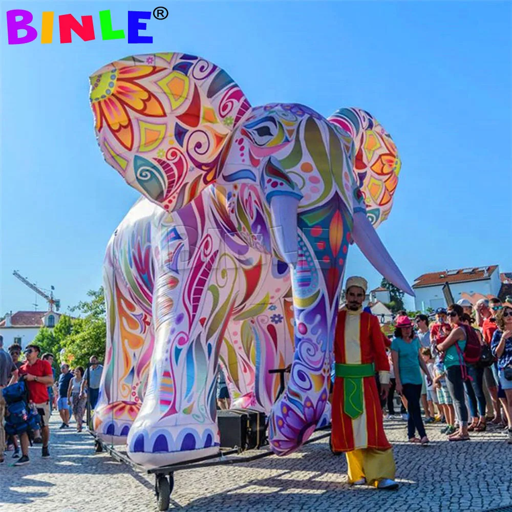 Stage Colorful Large Inflatable Elephant Cartoon Decoration For Party/Event/Concert
Stage Colorful Large Inflatable Elephant Cartoon Decoration For Party/Event/Concert