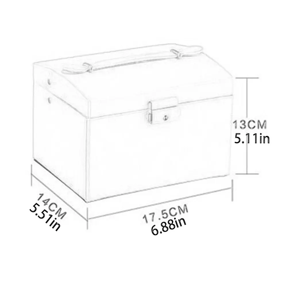PU Leather Jewelry Storage Box Three Layer Double Drawer Makeup Organizer Dust Proof Jewelry Storage Box
PU Leather Jewelry Storage Box Three Layer Double Drawer Makeup Organizer Dust Proof Jewelry Storage Box