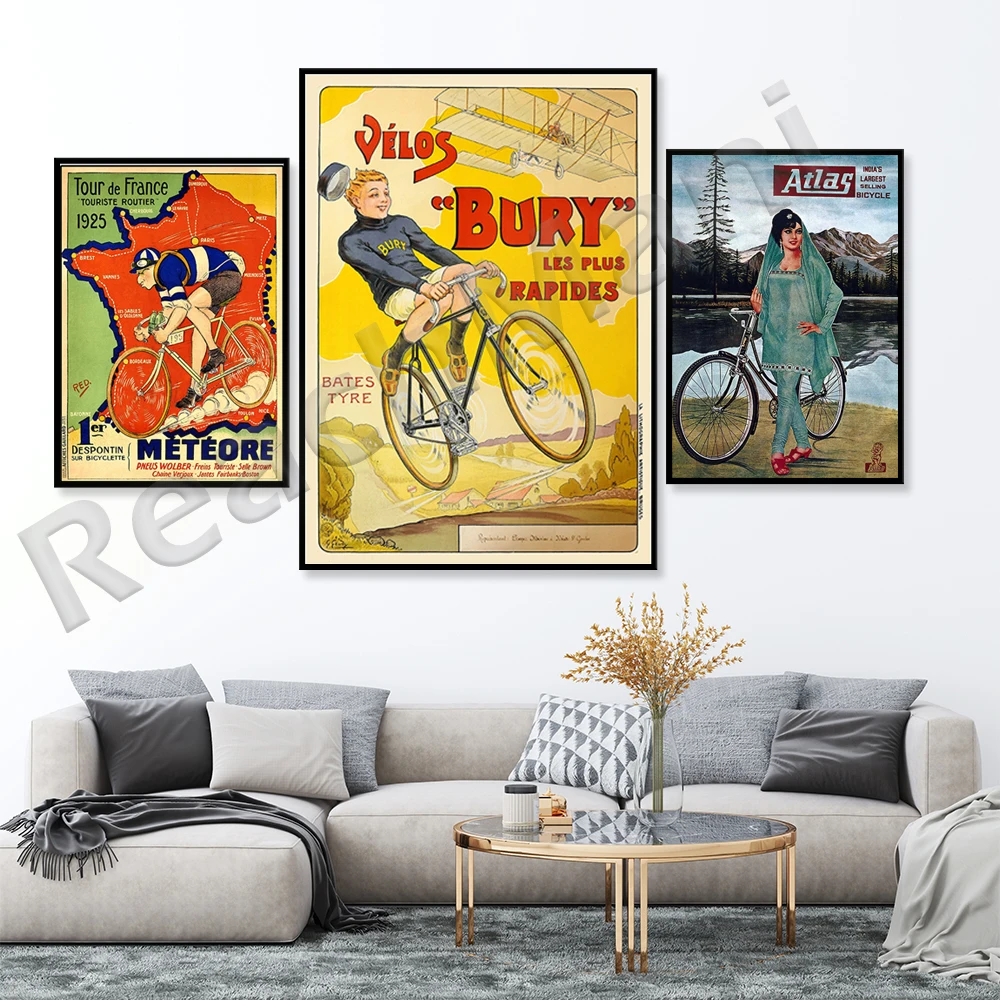 Reprint of a vintage bicycle advertising Poster 
Reprint of a vintage bicycle advertising Poster