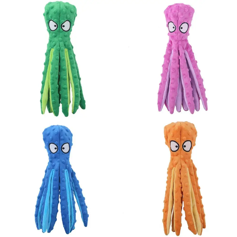 JOYLOVE 8 Legs Octopus Soft Stuffed Plush Squeaky Dog Squeakers Toy Sounder Sounding Paper Middle Big Sized Dogs Frenchbull 
JOYLOVE 8 Legs Octopus Soft Stuffed Plush Squeaky Dog Squeakers Toy Sounder Sounding Paper Middle Big Sized Dogs Frenchbull
