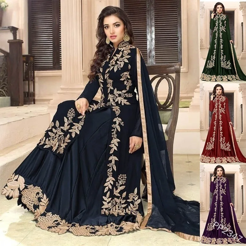Donsignet 2021 Vintage National Style Print Long Dresses Long Sleeve Stand Collar Two Piece Dress Sets
Donsignet 2021 Vintage National Style Print Long Dresses Long Sleeve Stand Collar Two Piece Dress Sets