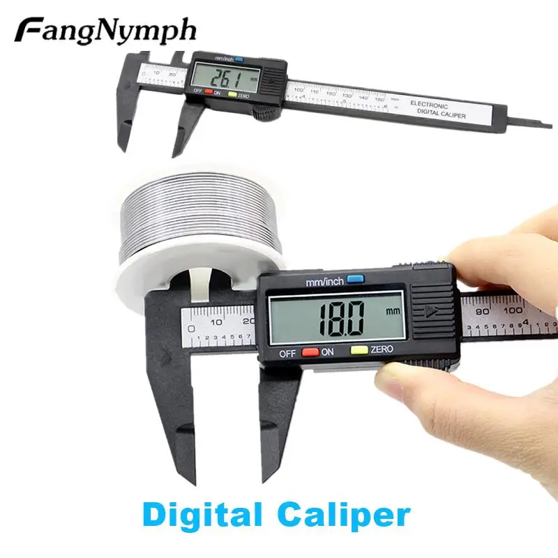Digital Caliper Measuring Tool LCD Digital Electronic Vernier Caliper Gauge Micrometer Portable Plastic Measuring Device 150 mm
Digital Caliper Measuring Tool LCD Digital Electronic Vernier Caliper Gauge Micrometer Portable Plastic Measuring Device 150 mm