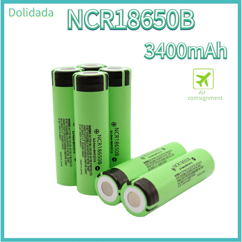 2021 New Original NCR18650B 3.7V 3400 mah 18650 Lithium Rechargeable Battery For Flashlight batteries
2021 New Original NCR18650B 3.7V 3400 mah 18650 Lithium Rechargeable Battery For Flashlight batteries
