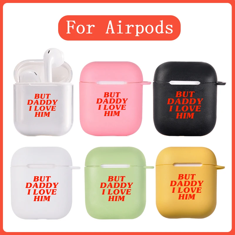 Чехол Гарри Стайл но Папа я люблю его чехол для Airpods мягкий силиконовый защитный