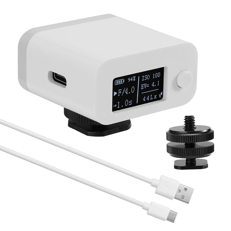 M08 Light Meter Camera Photometer Photography Set-Top Reflection Light Meter Hot/Cold Shoe Fixing Camera Light Meter
M08 Light Meter Camera Photometer Photography Set-Top Reflection Light Meter Hot/Cold Shoe Fixing Camera Light Meter