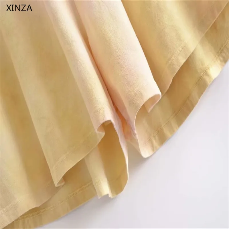 Za 2021 Women Summer Playsuit Tie Dye Long Puff Sleeve V Neck Vintage Playsuits Woman Chic Lace Applique Casual Pleat Rompers
Za 2021 Women Summer Playsuit Tie Dye Long Puff Sleeve V Neck Vintage Playsuits Woman Chic Lace Applique Casual Pleat Rompers