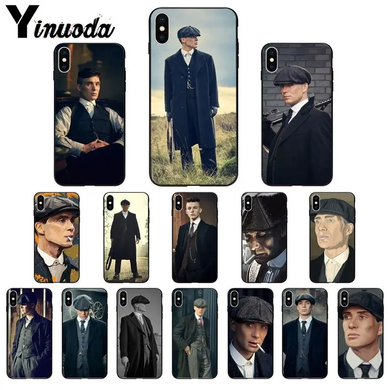 Yinuoda Томас Шелби Peaky bliners мягкий чехол для телефона Apple iPhone 8 7 6S Plus X XS MAX 5 5S SE XR 11 11pro