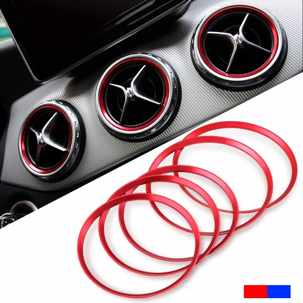 5pcs Car Styling, Air Condition Air Vent Outlet Ring Cover Trim Decoration For Mercedes Benz A B Class W246 W176 AMG Accessories
5pcs Car Styling, Air Condition Air Vent Outlet Ring Cover Trim Decoration For Mercedes Benz A B Class W246 W176 AMG Accessories