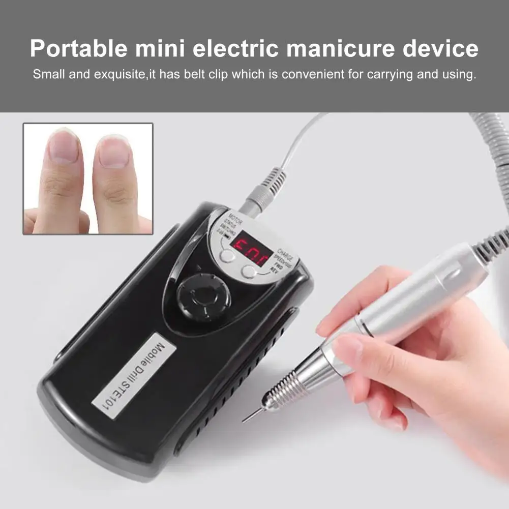 Nail Pen Machine Easy to Carry User-friendly High Working Efficiency Electric Nail Art File Drill
Nail Pen Machine Easy to Carry User-friendly High Working Efficiency Electric Nail Art File Drill