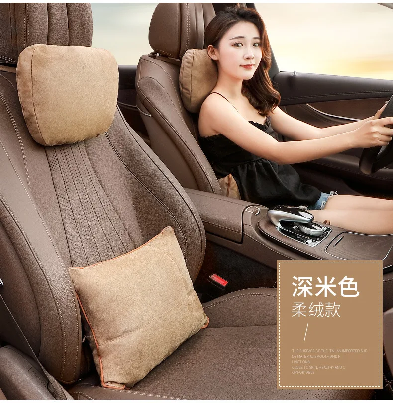 2pcs Car Headrest Maybach Design S Class Ultra Soft Pillow Suede Fabric Pillow Accessories
2pcs Car Headrest Maybach Design S Class Ultra Soft Pillow Suede Fabric Pillow Accessories