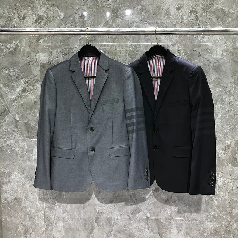 2022 модный брендовый деловой костюм TB THOM, мужские полосатые приталенные британские повседневные блейзеры, мужская куртка на двух пуговицах, ... 
2022 модный брендовый деловой костюм TB THOM, мужские полосатые приталенные британские повседневные блейзеры, мужская куртка на двух пуговицах, ...