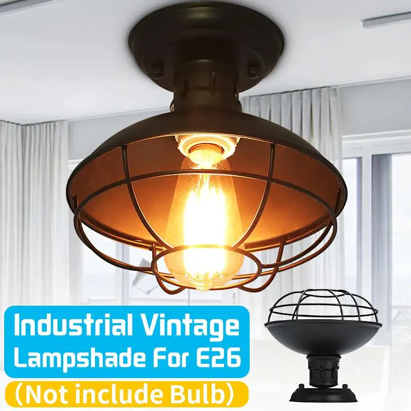 Lamp E26 Lighting Fixture For 110V 220V Retro Iron Ceiling Lights Industrial Pendant Light Rustic Cafe Bar Home Lighting
Lamp E26 Lighting Fixture For 110V 220V Retro Iron Ceiling Lights Industrial Pendant Light Rustic Cafe Bar Home Lighting