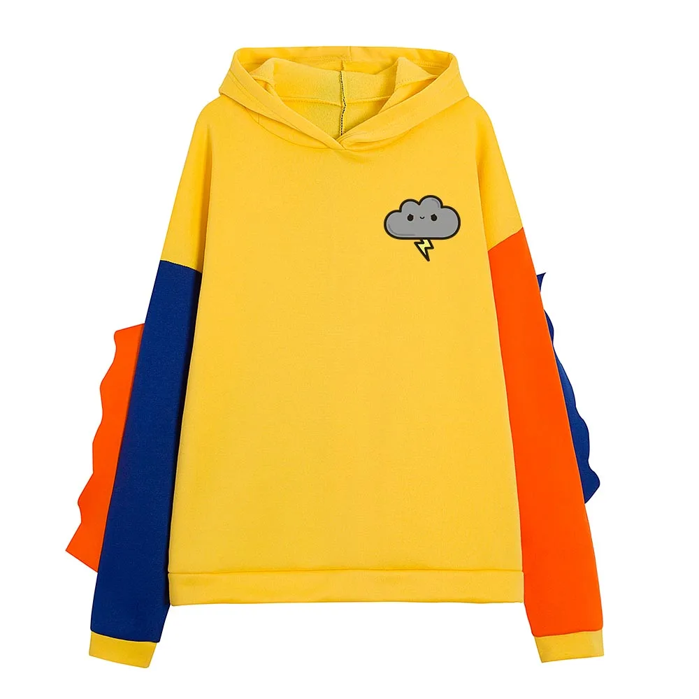 Cute Cartoon Weather Hoodies for Women Dinosaur Print Oversized Sweatshirt Patchwork Hoodie Korean Sweatshirts Winter Clothes
Cute Cartoon Weather Hoodies for Women Dinosaur Print Oversized Sweatshirt Patchwork Hoodie Korean Sweatshirts Winter Clothes