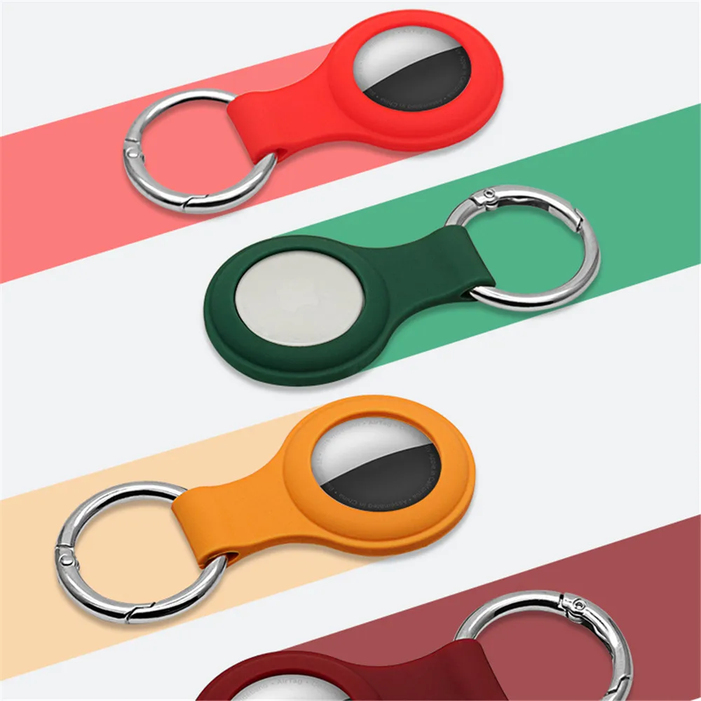2021 New Soft Liquid Silicone Protective Case For Airtags Cover Hangable Keychain Locator Tracker Cover For airtags Case
2021 New Soft Liquid Silicone Protective Case For Airtags Cover Hangable Keychain Locator Tracker Cover For airtags Case