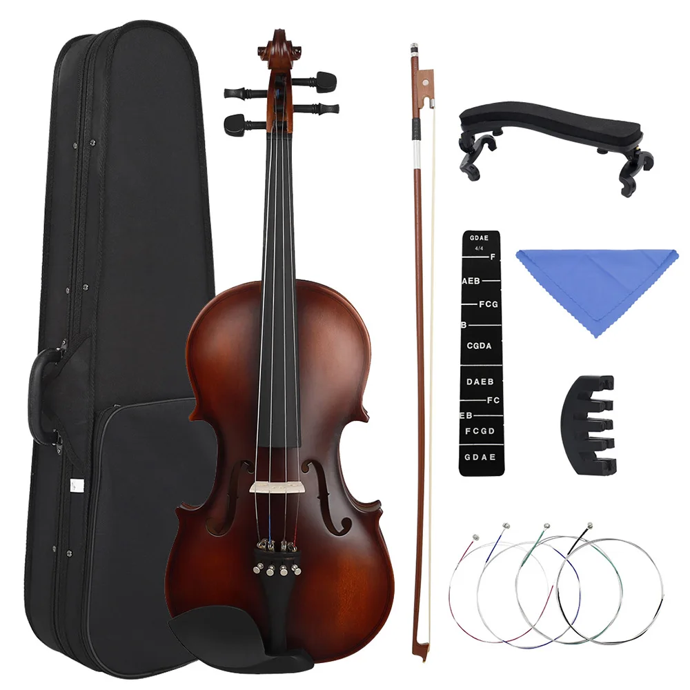 M MBAT The New 4/4 Size Natural Acoustic Violin Fiddle With Case Bow Mute Shoulder Rest Wipe Cloth Stickers for Music Lovers
M MBAT The New 4/4 Size Natural Acoustic Violin Fiddle With Case Bow Mute Shoulder Rest Wipe Cloth Stickers for Music Lovers