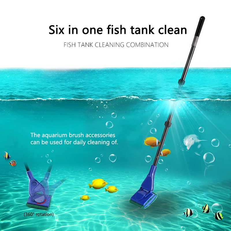 Aquarium Cleaning Set Long Handle Brush Glass Wiper Eco- Friendly Materials Durable Aquarium Products Cleaning Tools
Aquarium Cleaning Set Long Handle Brush Glass Wiper Eco- Friendly Materials Durable Aquarium Products Cleaning Tools
