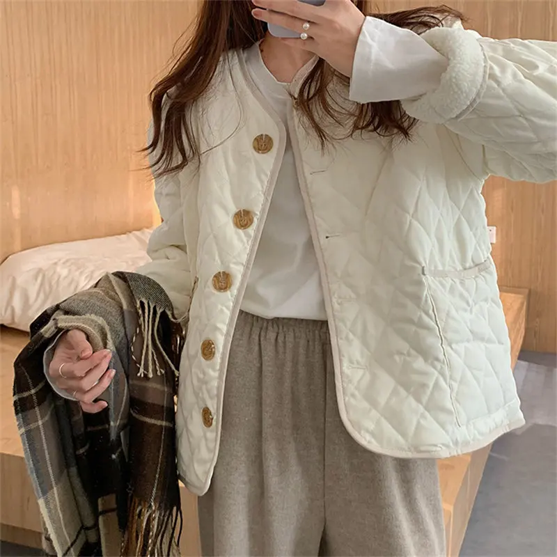 HziriP Korean Chic Streetwear Wear Both Sides 2021 Brief Women New All Match Gentle Thick High Quality OL Hot Warm Basic Jackets
HziriP Korean Chic Streetwear Wear Both Sides 2021 Brief Women New All Match Gentle Thick High Quality OL Hot Warm Basic Jackets