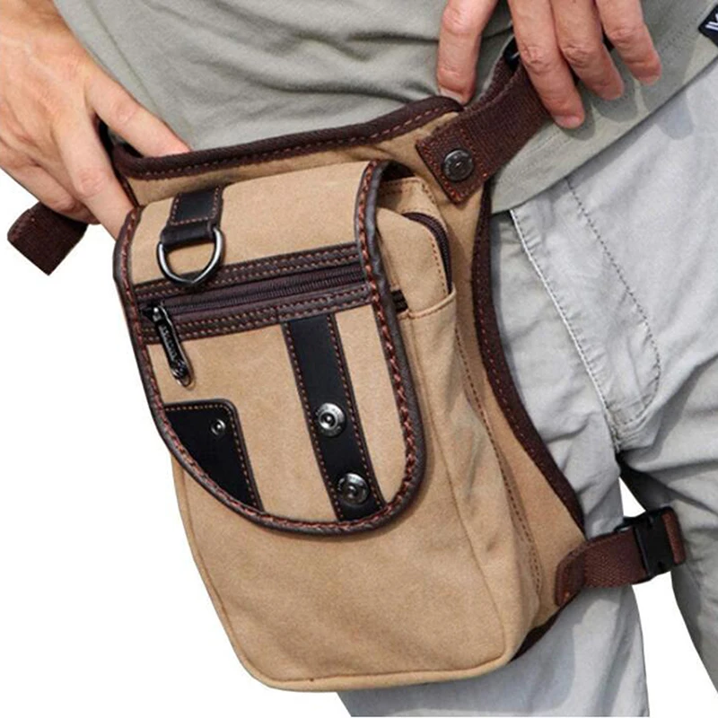 New Men's Thigh Crossbody Bags Retro Fashion Outdoor Sports Belt Leg Bag Motorcycle Waterproof Canvas Waist Pack
New Men's Thigh Crossbody Bags Retro Fashion Outdoor Sports Belt Leg Bag Motorcycle Waterproof Canvas Waist Pack