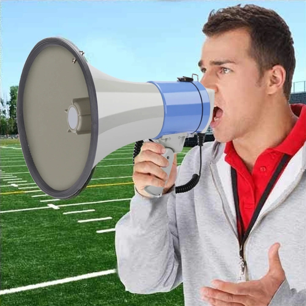 Портативный громкоговоритель динамик Bullhorn и складная ручка для направляющих