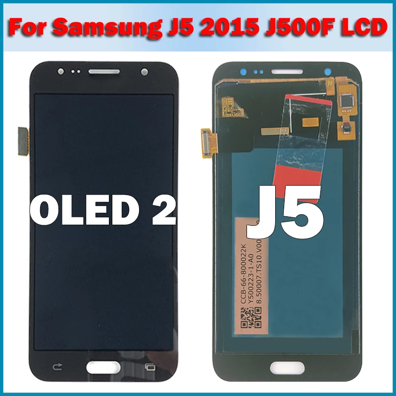 ЖК-дисплей OLED2 для Samsung Galaxy J5 2015 J500 с сенсорным экраном дигитайзер регулировка J500F